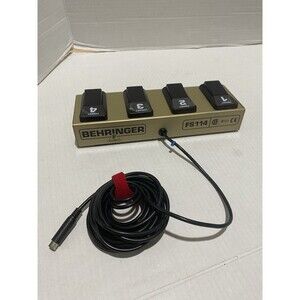 Behringer FS 114 foot pedal Control with 4 pre set buttons
